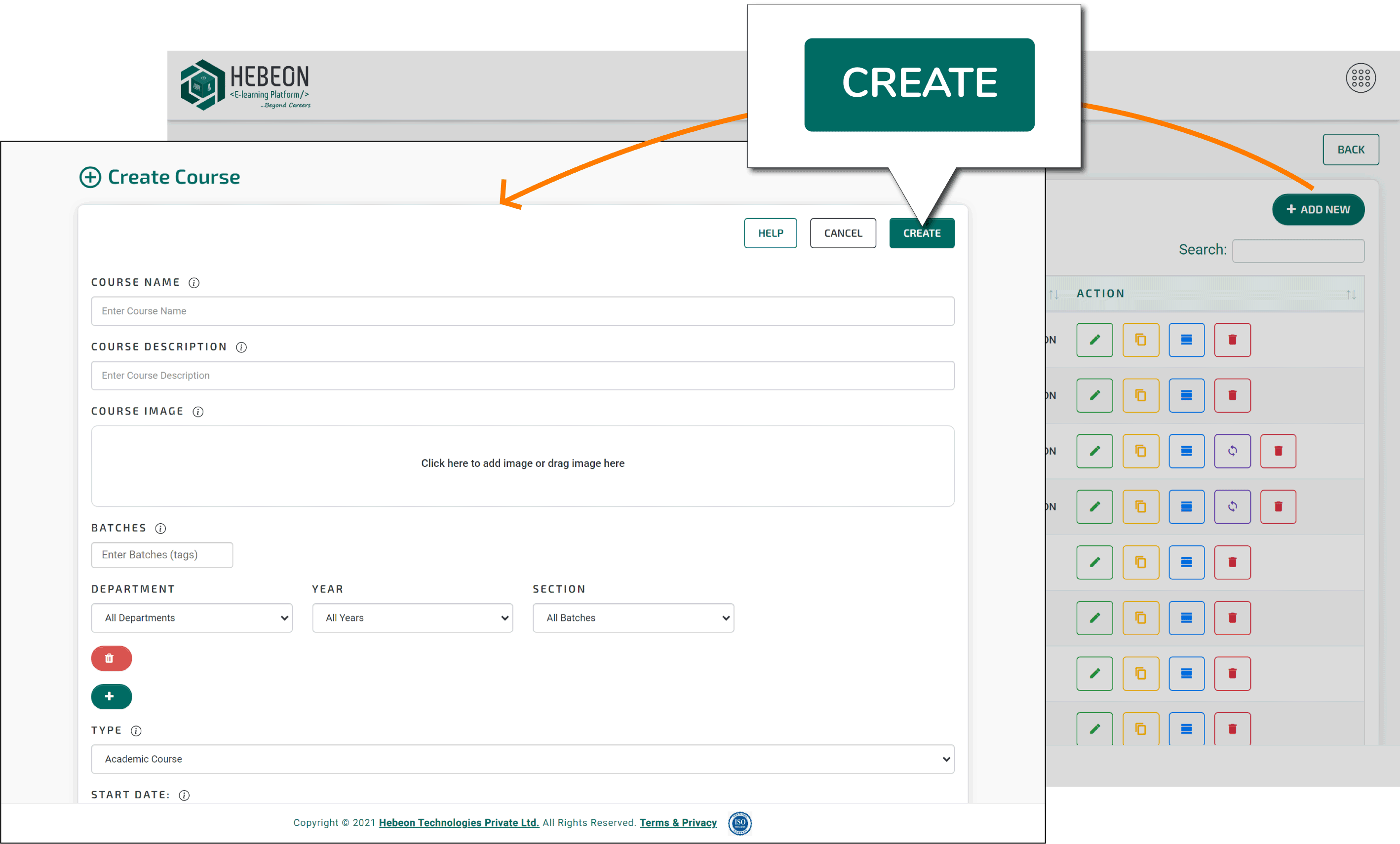 Course Creation