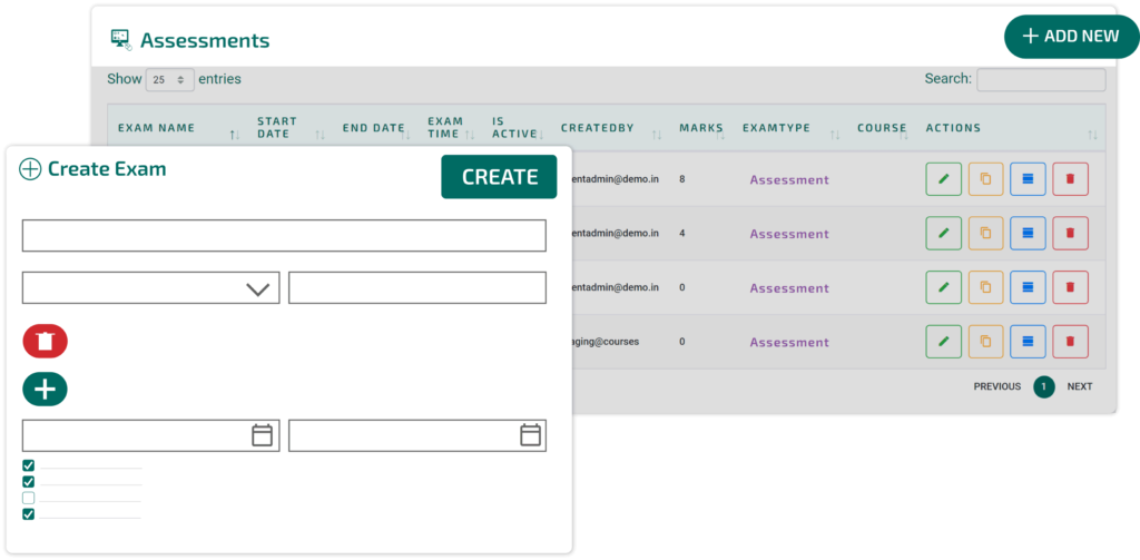 Assessment Creation