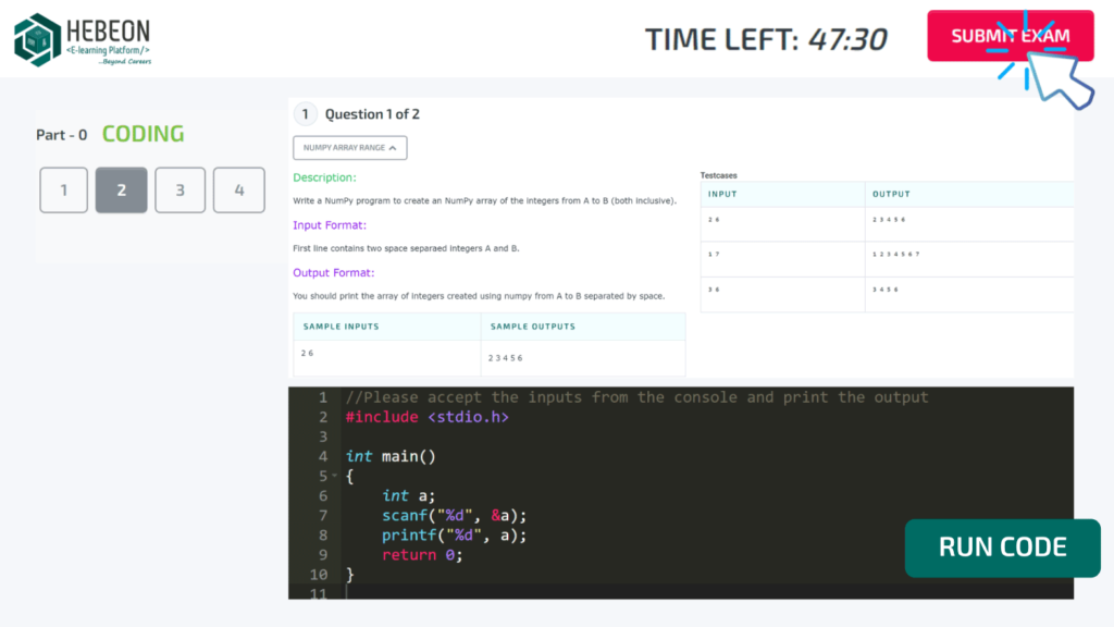 Coding Type Assessment